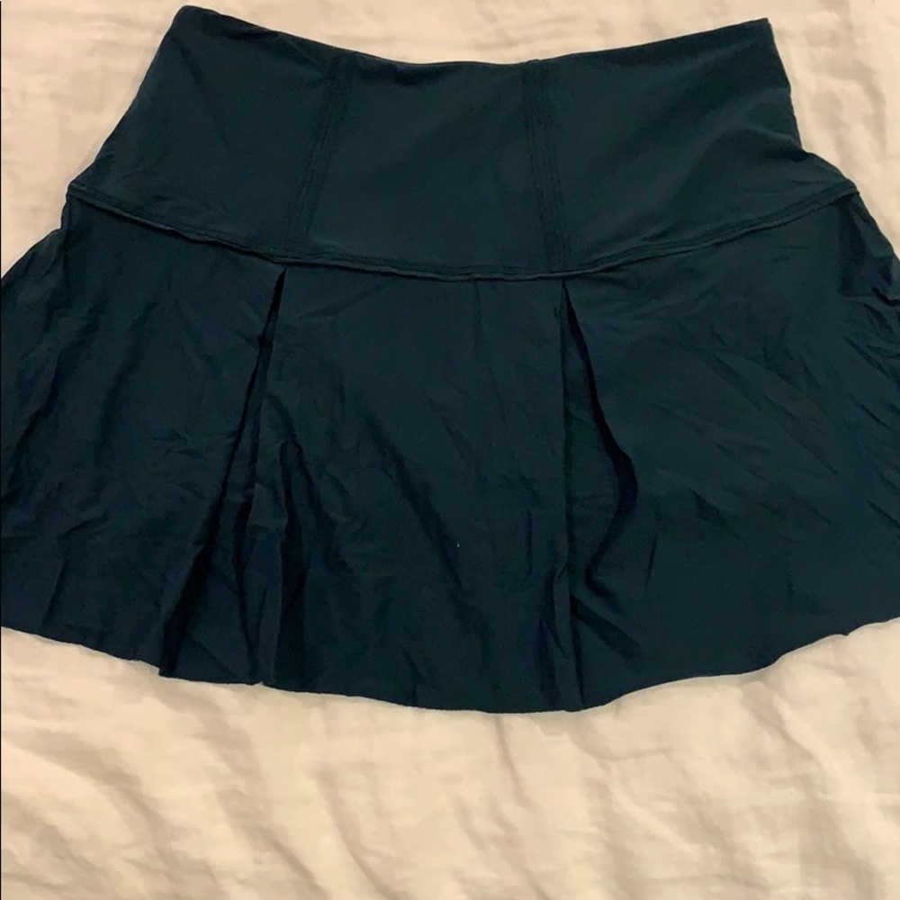 Teal tennis skirt